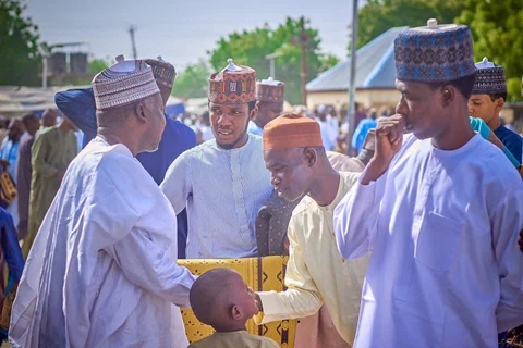 Eid-al-Adha prayers in Nguru